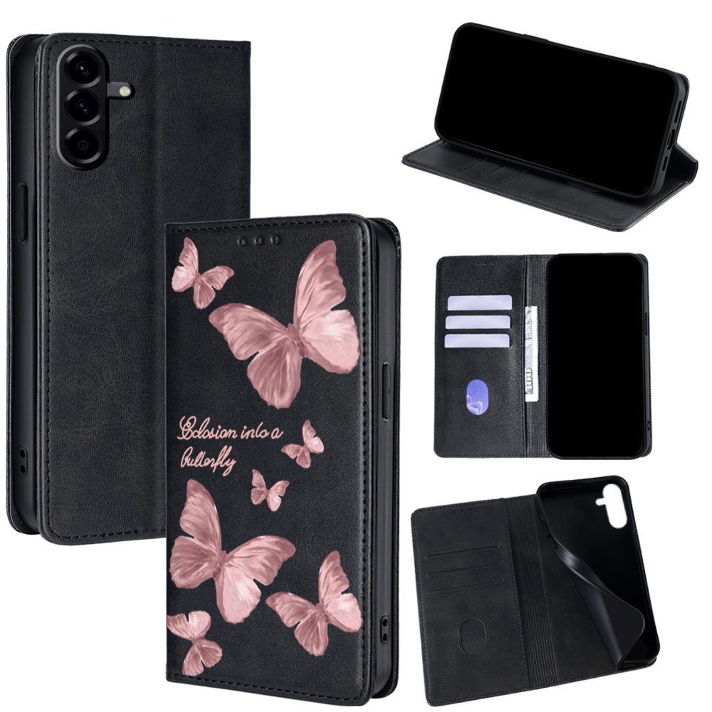 Leatherwork Drawing - Funda de cuero con diseño de