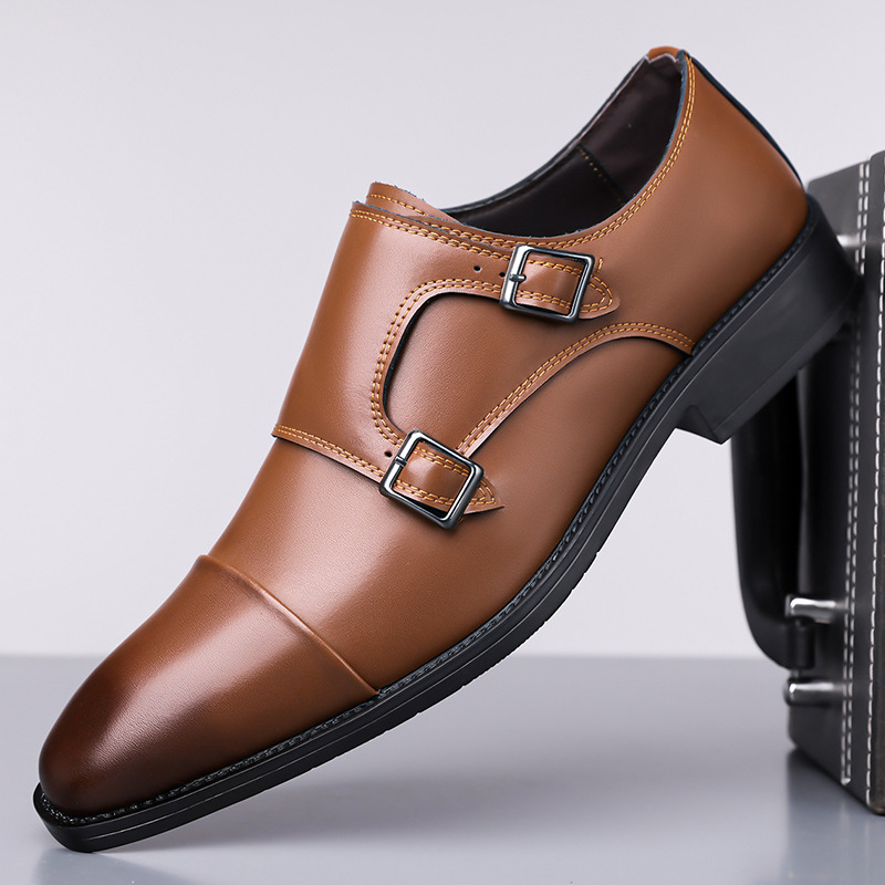 Leather Work Oxfords - Zapatos Oxford de Cuero Formales para