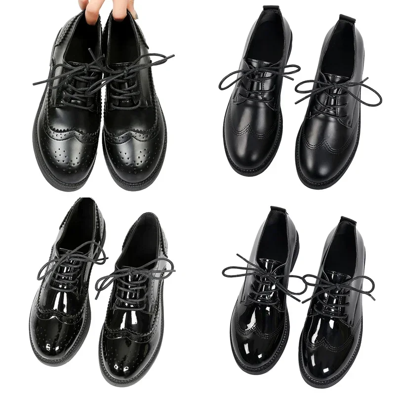 2025 otoño mujeres Oxford piso - Leather Work Oxfords reseña y precio