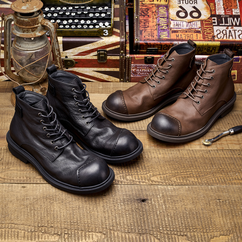 Botas de trabajo Retro de cabe - Leather Work Oxfords reseña y precio