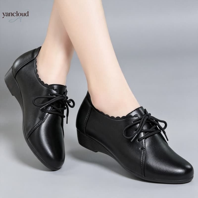 Zapatos Oxford Cómodos de Tall - Leather Work Oxfords reseña y precio