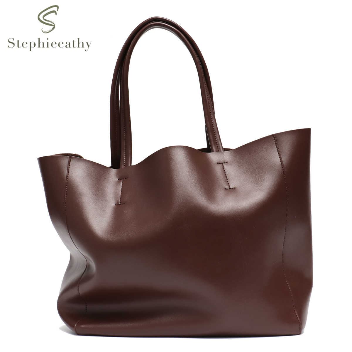 Bolso de mano de gran capacida - Leather Work Laptop Bag reseña y precio