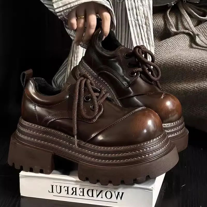 Mocasines Retro para mujer, pr - Leather Work Oxfords reseña y precio