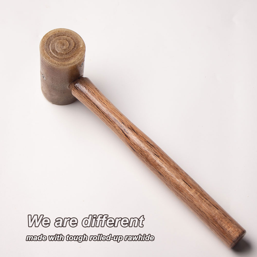Martillo de cuero con cabeza d - Mallet Rawhide Craft reseña y precio