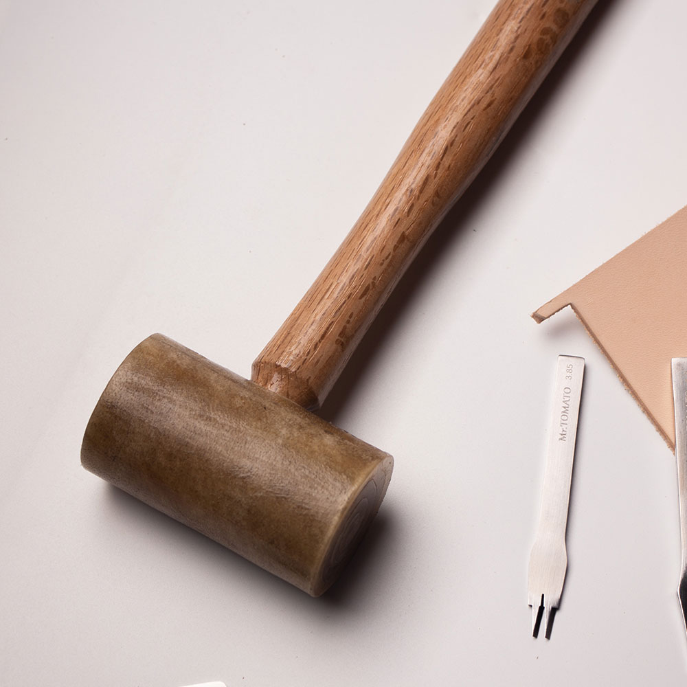 Martillo de cuero con cabeza d - Mallet Rawhide Craft reseña y precio